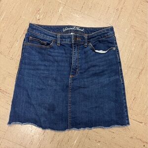Universal Thread Dark Blue Denim Skirt